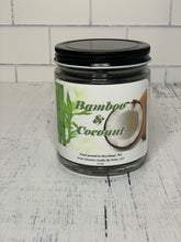 Load image into Gallery viewer, Bamboo &amp; Coconut  9 oz  Wooden Wick  Candle
